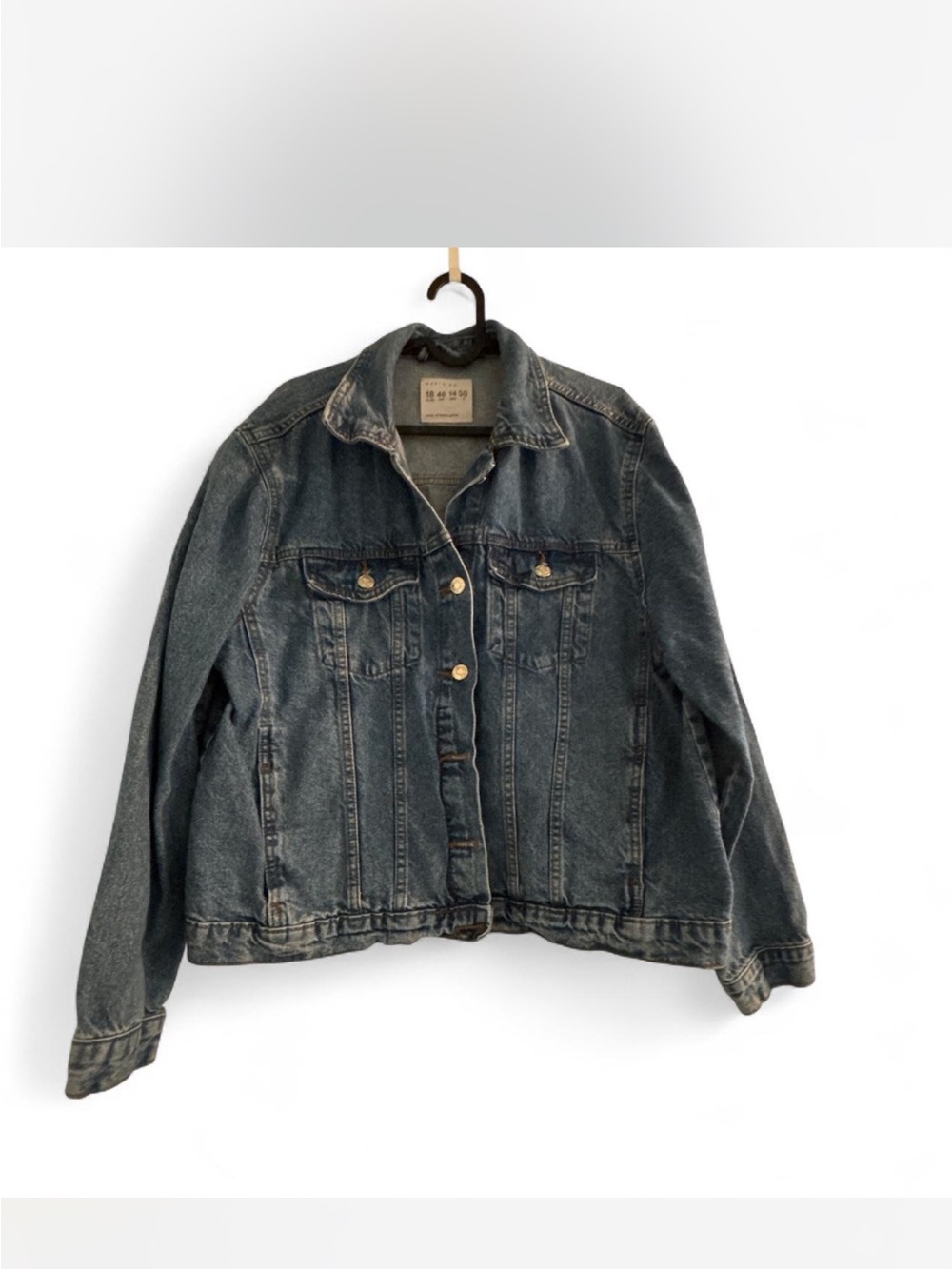 Primark Women's Washed Denim Jacket - Blue